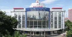 Kampus Universitas Telkom, tempat mempelajari hubungan antara teknologi dan masyarakat. (Sumber: Pinterest)