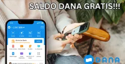 Cara dapatkan saldo DANA gratis dari aplikasi penghasil uang. (Sumber: Canva)