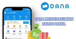 Cara mengahasilkan saldo DANA gratis. (Sumber: Poskota/Legenda Kinanty Putri)