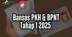 Kabar pencairan bansos PKH-BPNT tahap 1 2025 hari ini lewat KKS bank himbara dan PT Pos Indonesia. (Sumber: Poskota/Dadan Triatna)