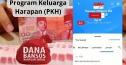 Nominal tertahan di rekening Bank Mandiri dari peserta PKH. (Sumber: Poskota/Audie Salsabila)