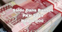 Rekening BRI Anda berhasil terima saldo dana Rp800.000 dari bansos PKH validasi by system 2024. (Sumber: Poskota/Syania Nurul Lita Baikuni)