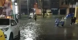 Banjir di kawasan Taman Palem, Cengkareng, Jakarta Barat, Selasa, 28 Januari 2025.