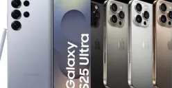 Iphone 16 Keok! Samsung Galaxy S25 Ultra hadir dengan desain mewah dan layar QHD+ 6,9 inci, siap memberikan pengalaman visual terbaik di kelasnya. (Sumber: Poskota/Yusuf Sidiq)