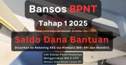 Informasi terbaru penyaluran bansos BPNT tahap 1 2025, saldo dana bantuan akan segera dicairkan. (Sumber: Poskota/Aldi Harlanda Irawan)