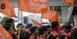 Ilustrasi. Ribuan massa buruh direncanakan akan melakukan demo di Gedung DPR/MPR RI dan Istana Negara, pada Kamis, 28 Agustus 2025. (Sumber: Poskota/ Bilal Nugraha Ginanjar)