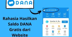  Rahasia hasilkan saldo DANA gratis dari website (Sumber: Poskota/Insan Sujadi)