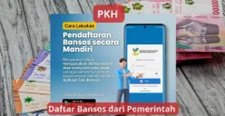 Daftar Dana Bansos PKH periode 2025 melalui aplikasi Cek Bansos. (Kemensos RI)