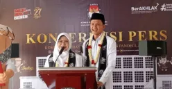 Bupati dan Wakil Bupati Pandeglang terpilih hasil Pilkada 2024, Dewi Setiani dan Iing Andri Supriadi tak ikut dilantik pada 6 Februari 2025. (Sumber: Poskota/Samsul Fatoni)