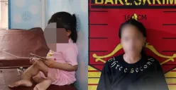 Tante bocah yang diduga dianiaya keluarga hingga kedua kaki patah di Nias Sekatan ditetapkan sebagai tersangka. (Sumber: Instagram/@polres.nias.selatan)