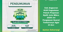 KUR Pegadaian 2025: Pembiayaan Syariah untuk Membantu Pengusaha UMKM Berkembang Tanpa Beban Bunga (Sumber: Poskota/Yusuf Sidiq)