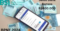 Saldo dana bansos Rp400.000 diberikan kepada KPM di wilayah ini melalui Rekening BSI dari subsidi BPNT 2024. (Sumber: Poskota/Gabriel Omar Batistuta)