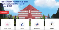 Cek link untuk melihat hasil pengumuman Seleksi Mandiri IPB 2025 (Sumber: IPB)