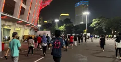 Potret aktivitas masyarakat di Gelora Bung Karno (GBK). (Sumber: X/@yusrilfahriza)