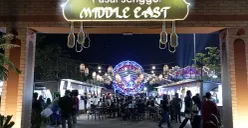 Suasana event Pasar Senggol di Summarecon Mall Bekasi, yang bisa menjadi alternatif liburan keluarga di momen libur sekolah seperti saat ini. (Sumber: POSKOTA | Foto: Nurpini Aulia Rapika)