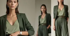 Ilustrasi - Emerald merupakan salah satu warna baju yang cocok digunakan pemilik kulit sawo matang. (Sumber: Pinterest/Mouna DramaQueen)