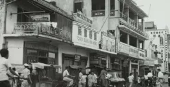 Potret Jakarta tempo dulu, area Glodok, sekitaran tahun 1953 dan 1960. (Sumber: Wikimedia Commons)