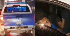 Mobil dinas propam Tapanuli Selatan diduga tabrak lari (Sumber: Instagram/@fakta.Indo)
