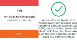 NIK Anda tidak muncul di Pospay padahal lolos verifikasi penerima BSU 2025? (Sumber: Istimewa)