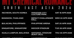 Daftar haraga tiket konser My Chemical Romance di Indonesia belum diumumkan. (Sumber: Instagram/@mychemicalromance)