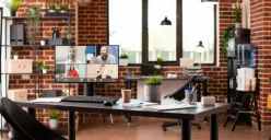Ilustrasi virtual office di Jakarta (Sumber: freepik @DC Studio)