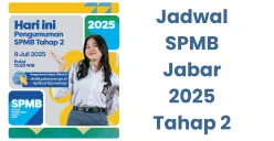Lolos SPMB Jabar 2025 Tahap 2? Jangan Lupa Daftar Ulang, Berikut Jadwal Lengkapnya (Sumber: Instagram/disdikjabar/Edited Muhammad Ibrahim)