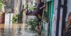 Ilustrasi banjir di Jakarta. (Sumber: Poskota/Bilal Nugraha Ginanjar)