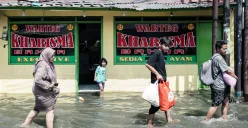 Ilustrasi banjir. (Sumber: Poskota/Bilal Nugraha Ginanjar)