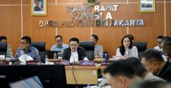 Komisi A DPRD DKI Jakarta menggelar rapat membahas tentang sistem pengawasan CCTV di Jakarta. (Sumber: Dok. Sekretariat DPRD DKI)