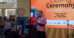 Wakil Gubernur Jakarta, Rano Karno, saat menutup kegiatan FJGS 2025, Kamis, 10 Juli 2025. (Sumber: POSKOTA | Foto: Pandi Ramedhan)