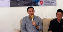 Anggota Komisi IV DPRD Provinsi Jawa Barat, H. Abdul Karim, S.H, sosialisasi Perda tentang Penyelenggaraan Ketenteraman, Ketertiban Umum, dan Pelindungan Masyarakat di Aula Kopitarium, Desa Nagrak, Kecamatan Cianjur, Jawa Barat (Sumber: Dok. Pribadi)
