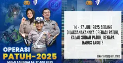 Operasi Patuh 2025. (Sumber: Instagram/@korlantaspolri.ntmc)