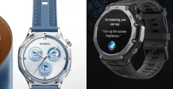 Ilustrasi perbandingan smartwatch Huawei Watch GT5 vs Amazfit T-Rex 3. (Sumber: Huawei dan Amazfit)
