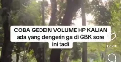 Pihak pengelola GBK buka suara usai viral suara mirip desahan wanita dari speaker GBK. (Sumber: Instagram/@info_jabodetabek)
