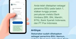 Ada 5 notifikasi status BSU 2025 yang perlu diketahui para pekerja. (Sumber: Instagram/@kemnaker)