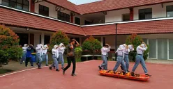 Suasana MPLS hari kedua di Sekolah Rakyat Menengah Atas 13 Bekasi pada Selasa, 15 Juli 2025. (Sumber: POSKOTA | Foto: Nurpini Aulia Rapika)