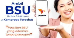 Ilustrasi pencairan BSU 2025 melalui Kantor Pos. Cek aplikasi Pospay hingga 31 Juli 2025. (Sumber: Pospay)