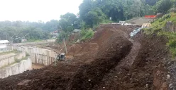 Progres percepatan penanganan tanah longsong yang terjadi di kawasan Batutulis hingga Rabu, 16 Juli 2025. (Sumber: Humas Pemkot Bogor)