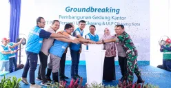 Groundbreaking pembangunan gedung kantor PLN UP3 Cikarang dan ULP Cikarang Kota di Kawasan Deltamas, Kabupaten Bekasi, Kamis, 10 Juli 2025. (Sumber: Dok. PLN)