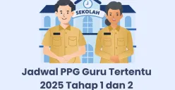 Jadwal PPG Guru Tertentu 2025 Tahap 1 dan 2 (Sumber: Canva/Edited Muhammad Ibrahim)