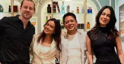 8 tahun putus, Ariel NOAH dan Sophia Latjuba terlihat akrab kembali. Benarkah mereka balikan? (Sumber: Instagram/@bogdanvlase)