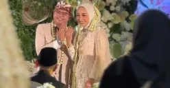 Pernikahan Maula Akbar, putra Gubernur Jawa Barat Dedi Mulyadi, dengan Putri Karlina (Sumber: Instagram/@putri.karlina14)