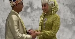 Pernikahan putra Gubernur Jawa Barat, Dedi Mulyadi, Maula Akbar, dengan Wakil Bupati Garut, Putri Karlina. (Sumber: Instagram/@putri.karlina14)