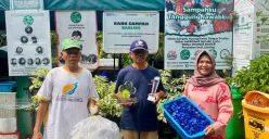 Kampung Darling di Kecamatan Ciledug, Kota Tangerang berhasil menghadirkan Bank Sampah inspiratif menjadi kebanggaan masyarakat pada Jumat, 18 Juli 2025. (Sumber: Poskota/Primayanti Juli Kumala Manalu)