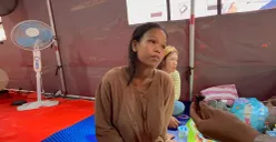 Novi, orang tua dari dua anak korban meninggal dalam peristiwa kebakaran di Bukit Duri, Tebet, Jakarta Selatan. (Sumber: POSKOTA | Foto: M Tegar Jihad)