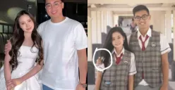Agatha Chelsea dan Timothy Ronald, serta foto diduga keduanya saat masih SMA. (Sumber: Istimewa)