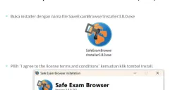 Ilustrasi cara instal aplikasi Exambppp untuk sistem operasi Windows atau MacOs. (Sumber: Kemendikbud.go.id)