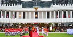 Potret upacara hari kemerdekaan Indonesia 17 Agustus. (Sumber: Setneg.go.id)