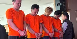 Konferensi pers pengungkapan kasus oli palsu di Mapolres Metro Jakarta Barat, Kamis, 24 Juli 2025. (Sumber: Poskota/Pandi Ramedhan)