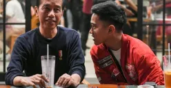 Potret Presiden Republik Indonesia (RI) ke-7 Joko Widodo (Jokowi) dan Ketua Umum PSI Kaesang Pangarep. (Sumber: psi.id)